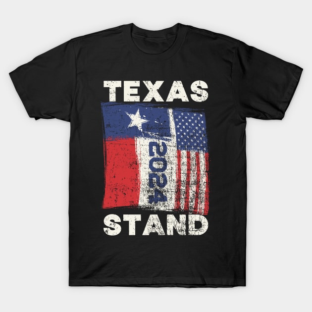 Texas Stand 2024 Flag T-Shirt by Etopix